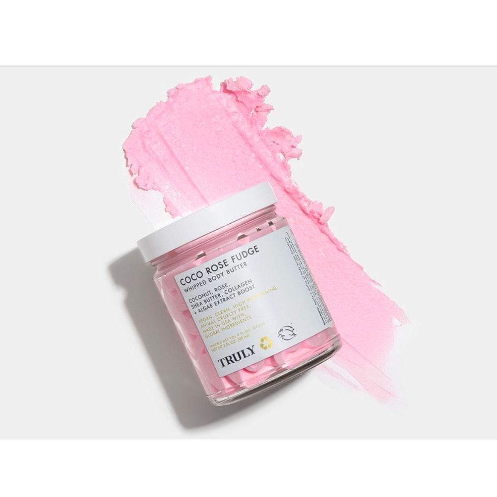 TRULY BEAUTY EXCLUSIVE COCO ROSE FUDGE JUMBO WHIPPED BODY BUTTER.